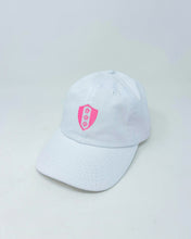Load image into Gallery viewer, White Cherry Blossom Shield Cotton Hat