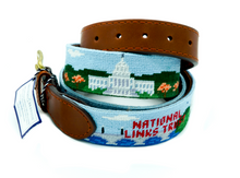 Load image into Gallery viewer, Smathers & Branson DC Course Scene Needlepoint Belt