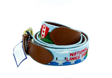 Load image into Gallery viewer, Smathers & Branson DC Course Scene Needlepoint Belt