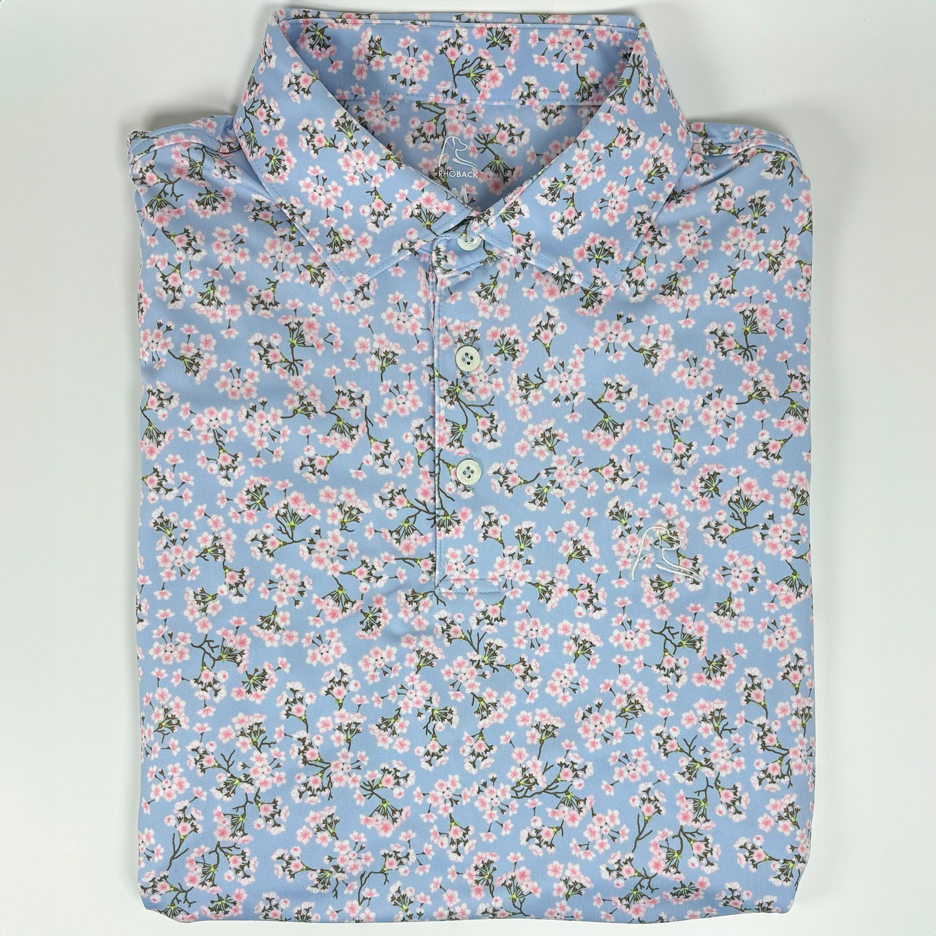 Rhoback Cherry Blossom Golf Shirt – National Links Trust