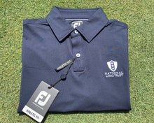 Load image into Gallery viewer, FootJoy Athletic Fit Solid Lisle Self Collar in Navy
