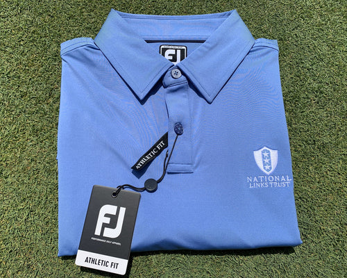 FootJoy Athletic Fit Solid Lisle Self Collar in Indigo