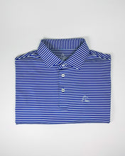 Load image into Gallery viewer, Rhoback Men's Blue Striped Polo
