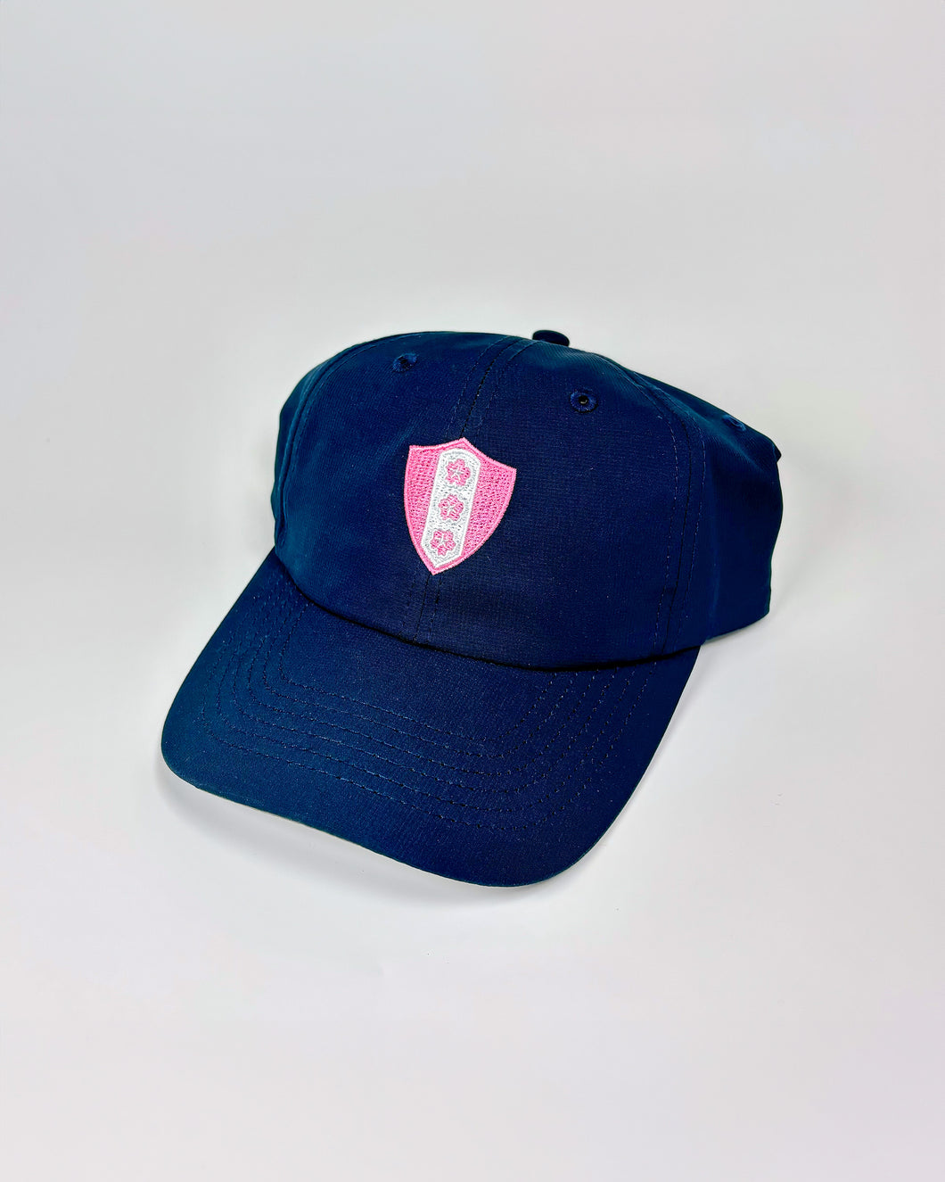 Navy Cherry Blossom Shield Performance Hat