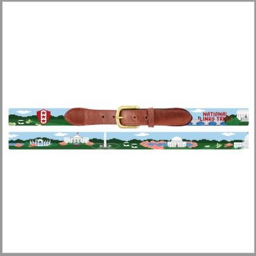 Smathers and Branson Louisville Needlepoint Belt in Beige – Country Club  Prep