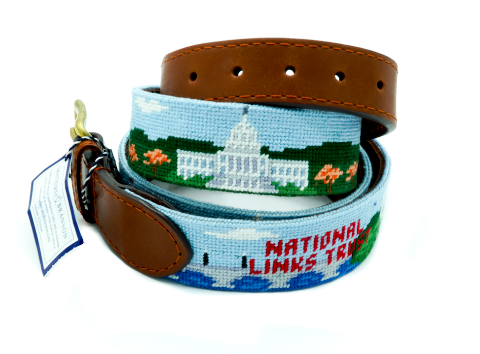 Washington Nationals Needlepoint Belt